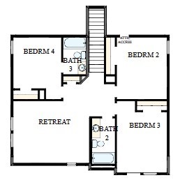 18154 Ramsey Way Lane Conroe, TX 77302 - Photo 47 of 48 The success of a floor plan is the way you can move through it…You’ll be amazed at how well this home lives…We call it traffic patterns.