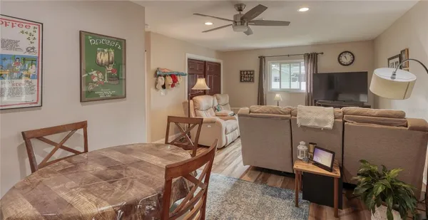 a room with furniture and window