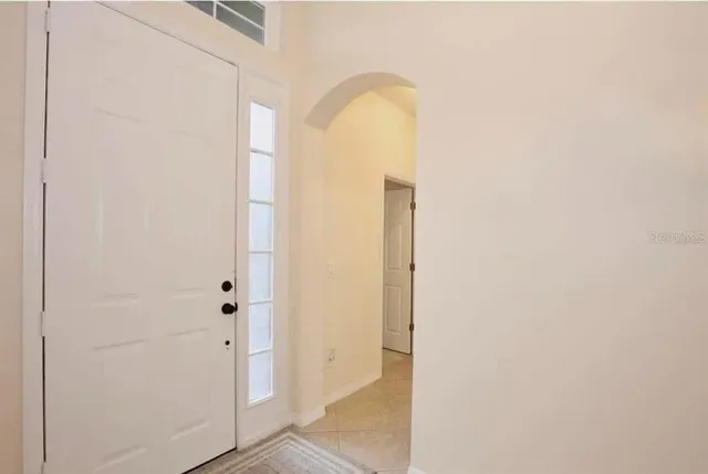 a view of a bathroom with shower