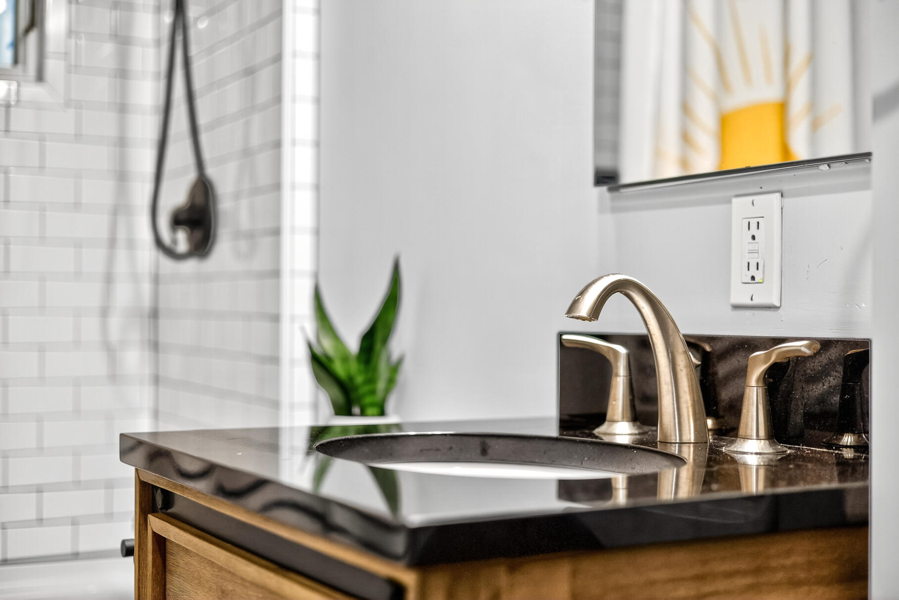 23 Childs River Road East Falmouth, MA 02536 - Photo 27 of 34 a view of two sink and a potted plant on a kitchen counter