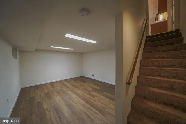 a view of an empty room