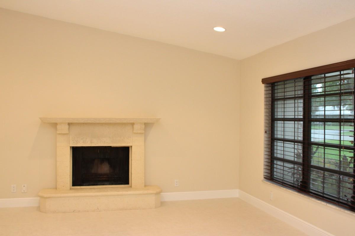 1660 Southwest 8th Avenue Boca Raton, FL 33486 - Photo 4 of 26 Living Room Fireplace