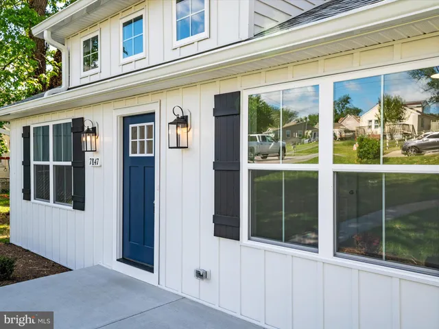 a view of a door of the house