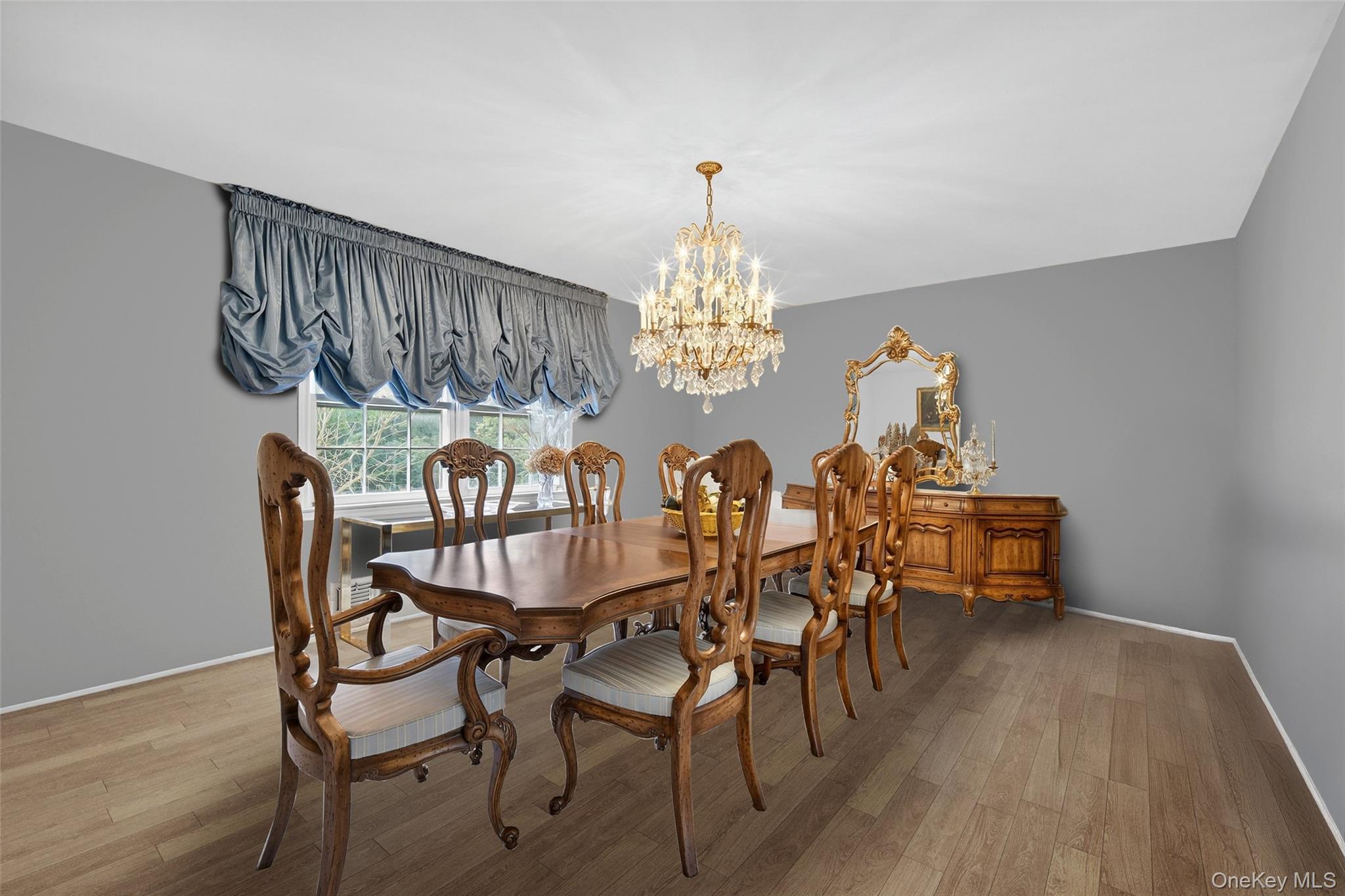 27 Orchard Hill Road Katonah, NY 10536 - Photo 7 of 38 a view of a dining room with furniture window and wooden floor