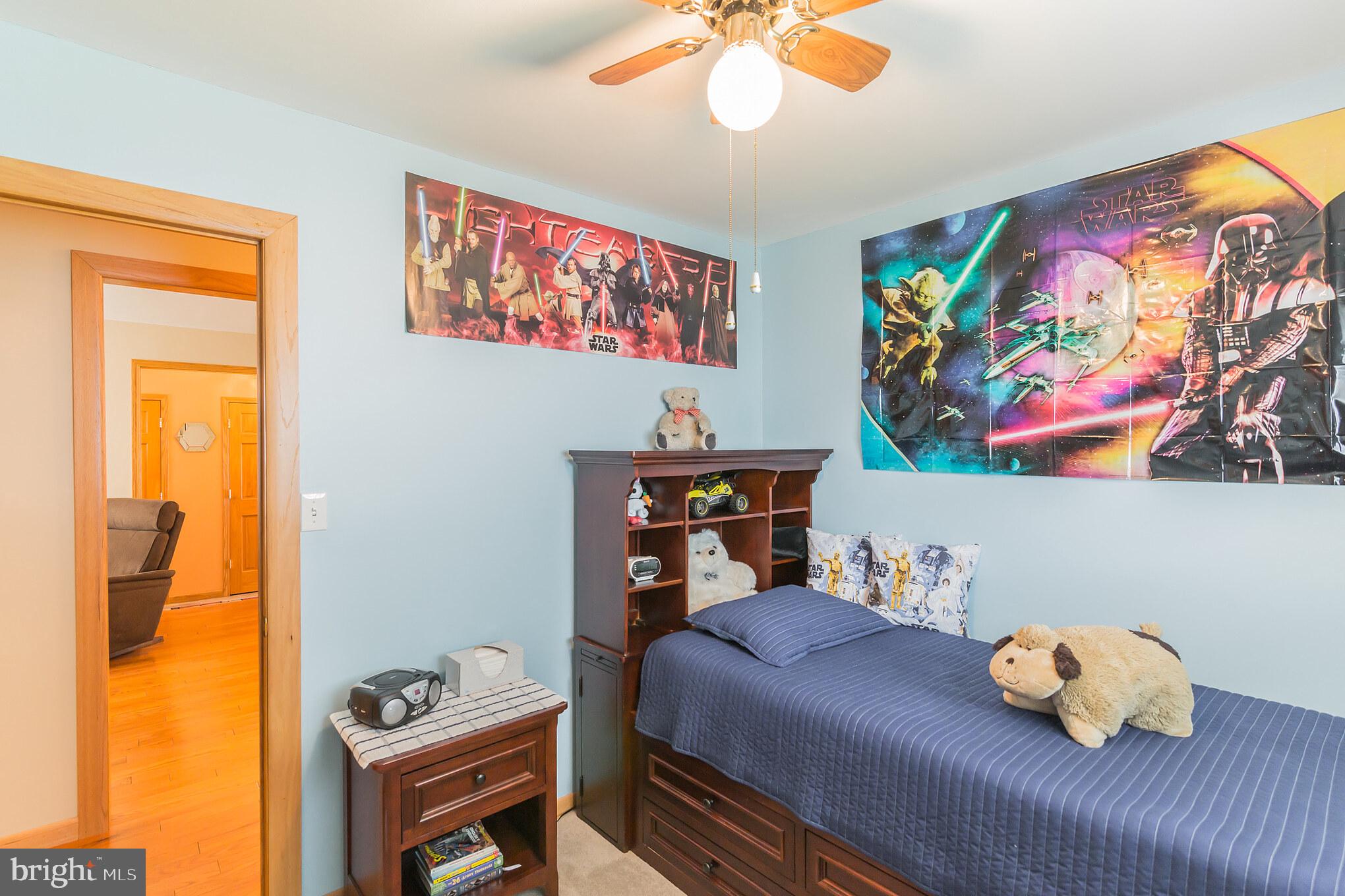 14 Mill Bend Road Hamilton, NJ 08690 - Photo 15 of 26 Bedroom #2: carpet, ceiling fan