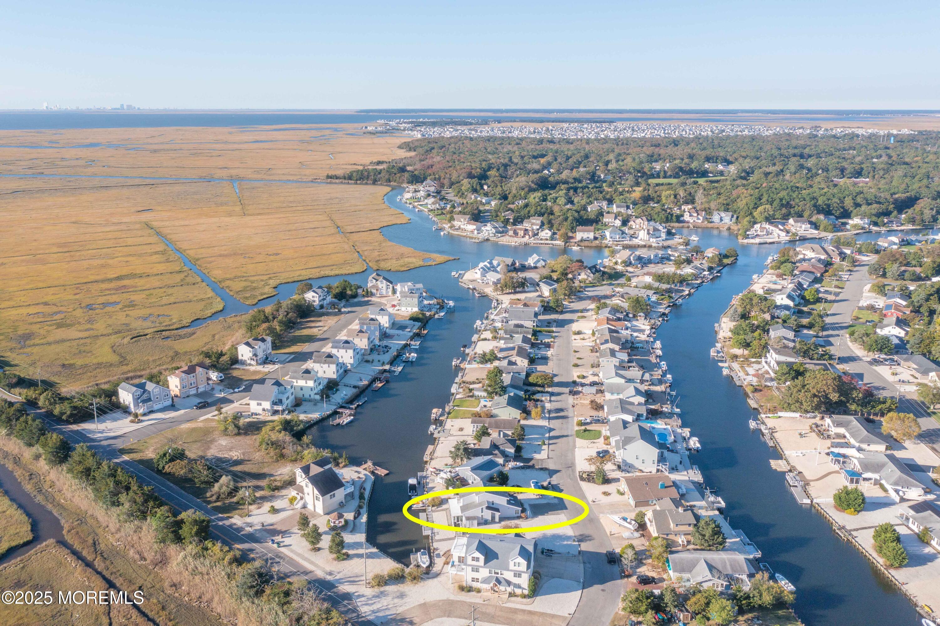 5 Hunter Drive Little Egg Harbor, NJ 08087 - Photo 49 of 76 an aerial view of beach and ocean
