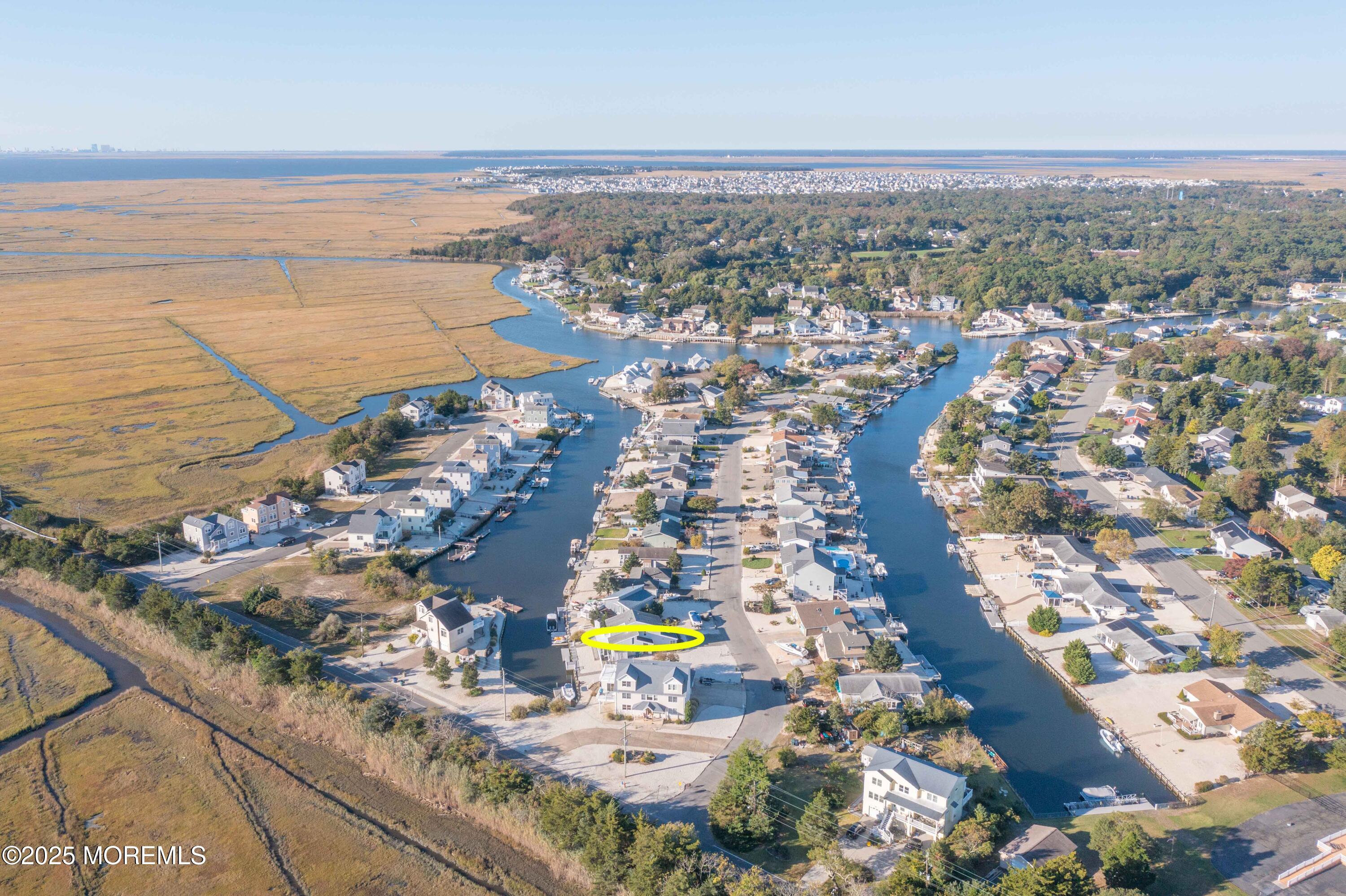 5 Hunter Drive Little Egg Harbor, NJ 08087 - Photo 52 of 76 an aerial view of residential building and lake