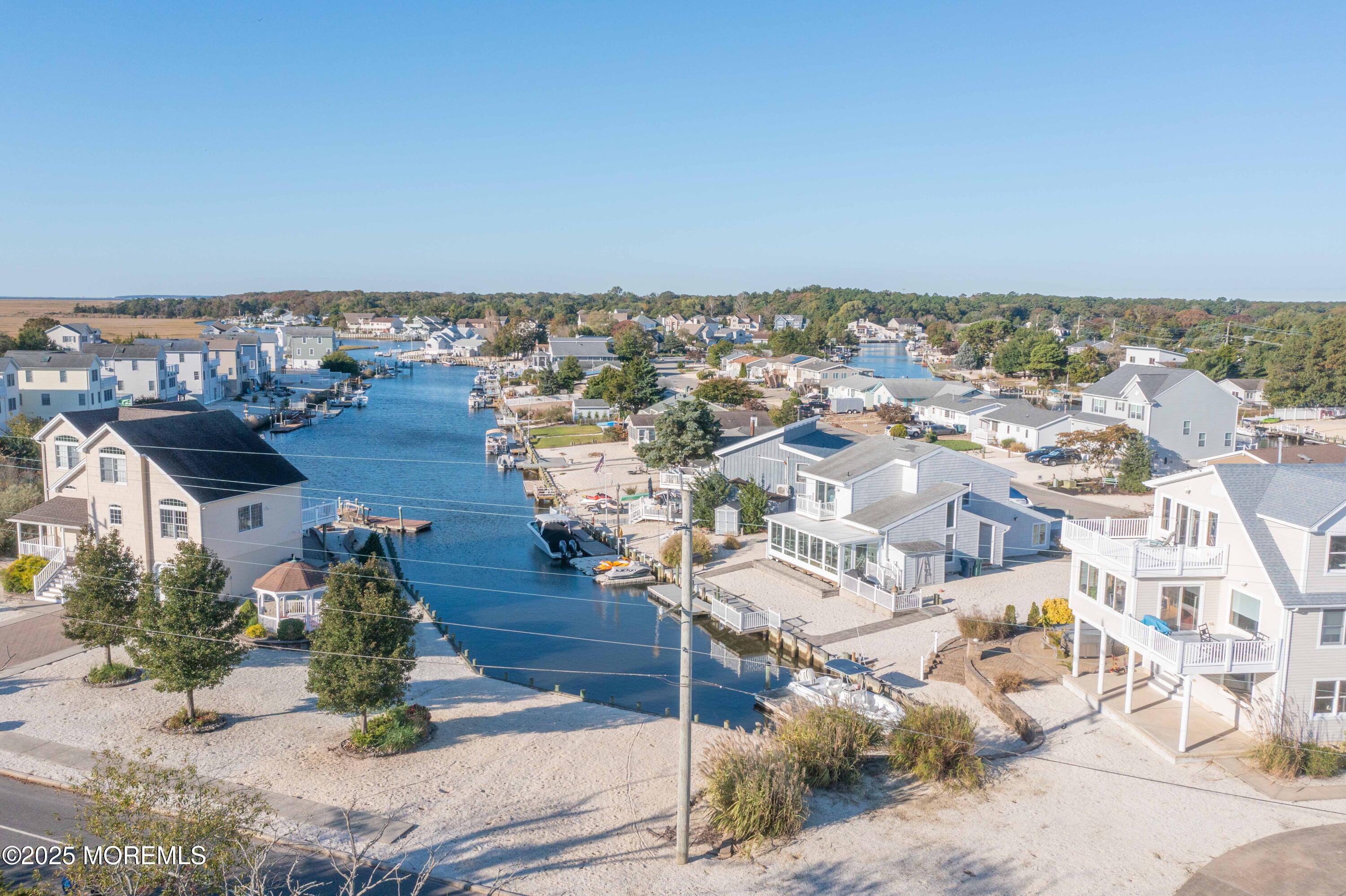 5 Hunter Drive Little Egg Harbor, NJ 08087 - Photo 56 of 76 an aerial view of a house with a ocean view