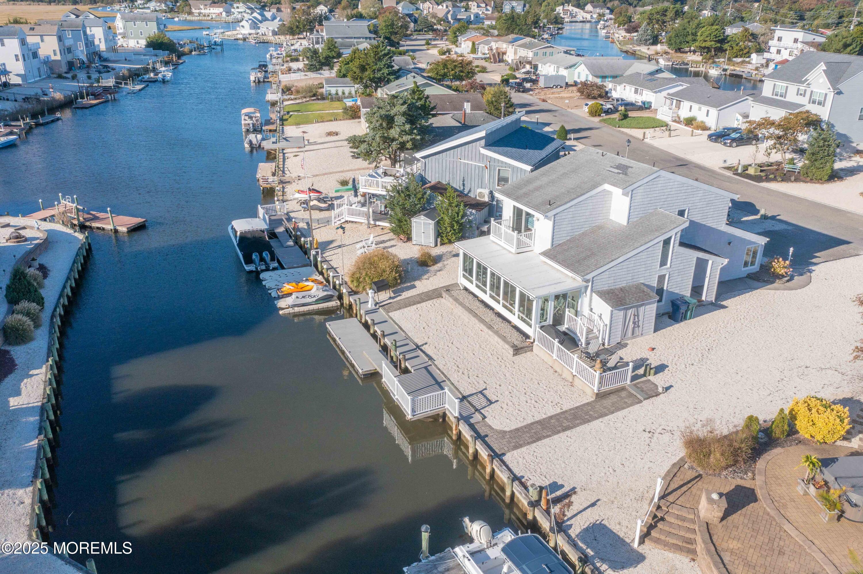 5 Hunter Drive Little Egg Harbor, NJ 08087 - Photo 58 of 76 an aerial view of a house with outdoor space and lake view