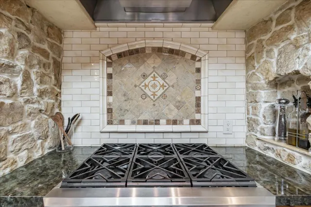 a close view of a stove