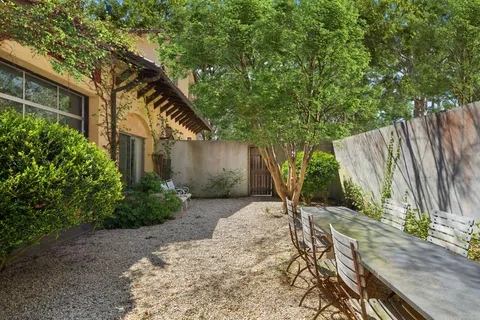 a view of a lake from a outdoor space