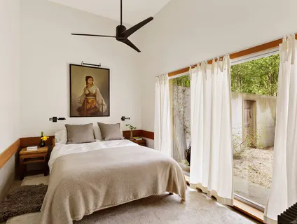 a table and chairs in the terrace