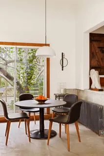 a view of a backyard with plants