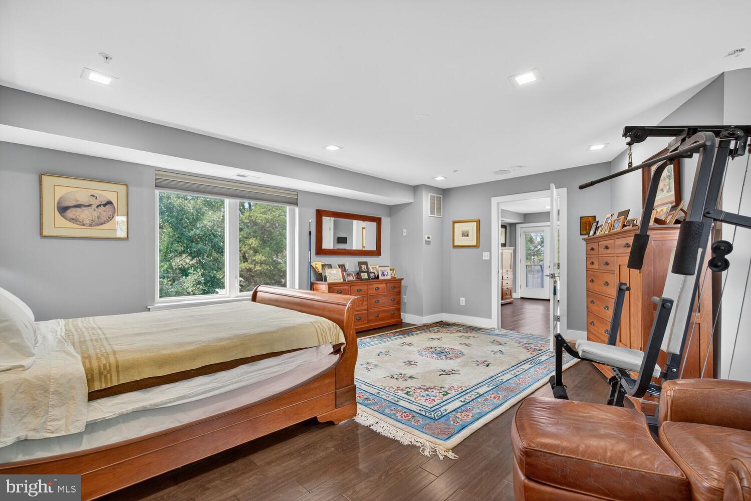 5700 Blair Road Northeast Washington, DC 20011 - Photo 29 of 45 a bedroom with a bed window and couch