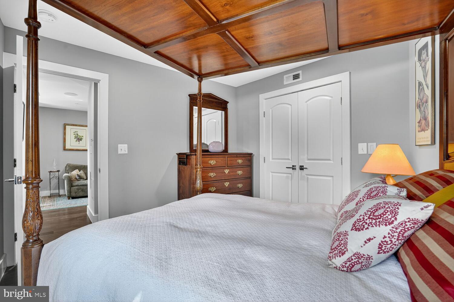 5700 Blair Road Northeast Washington, DC 20011 - Photo 42 of 45 a bedroom with a bed and a closet