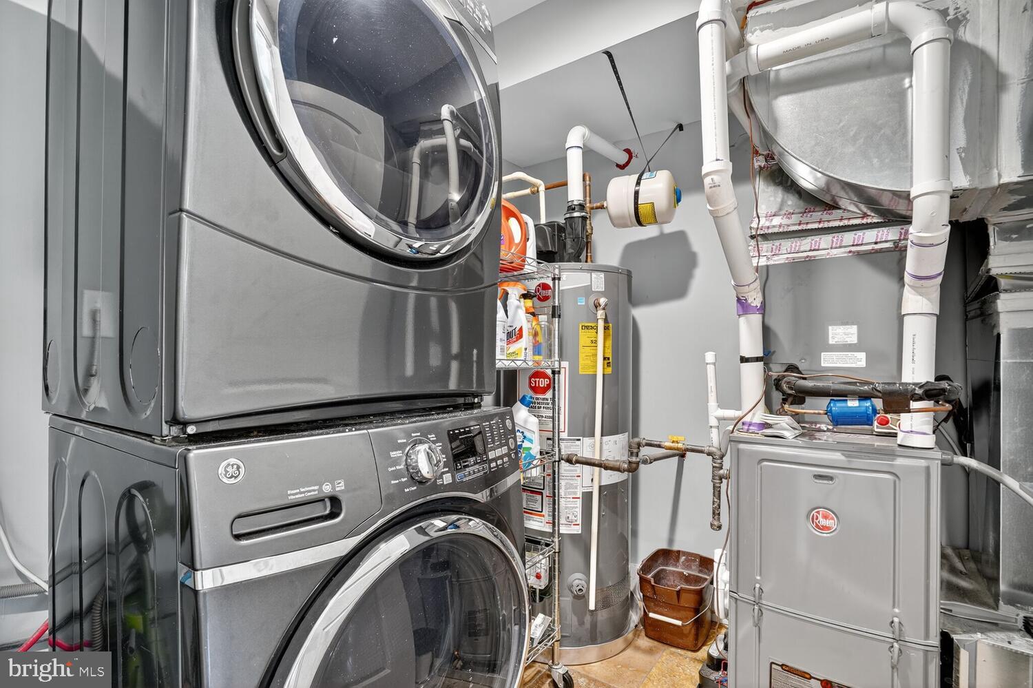 5700 Blair Road Northeast Washington, DC 20011 - Photo 43 of 45 a storage room with washer and dryer