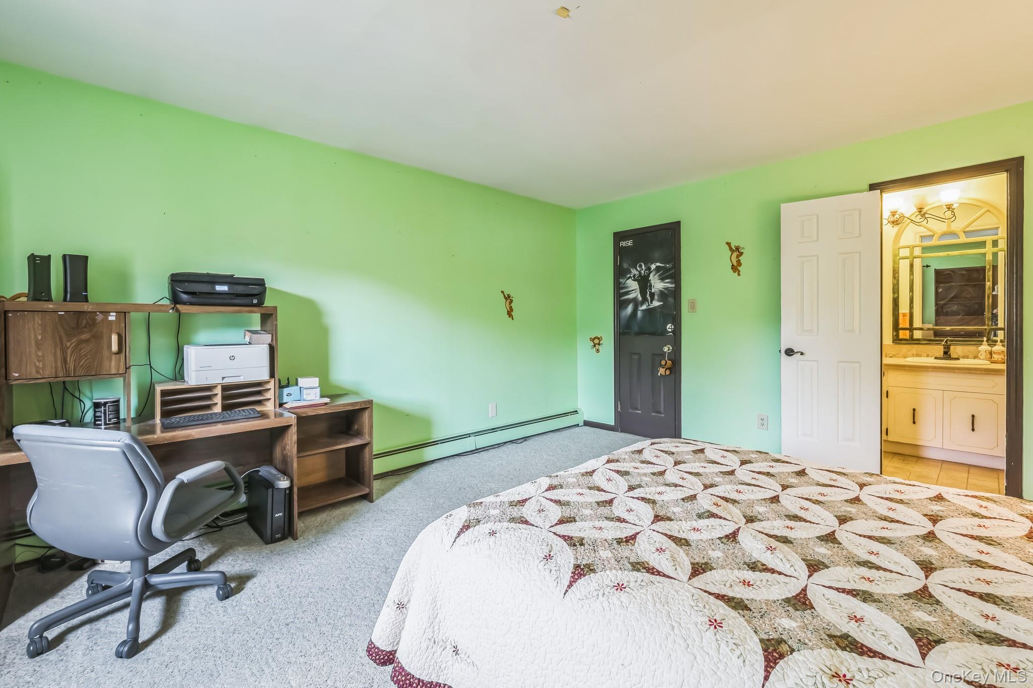 24 New Road Milton, NY 12547 - Photo 24 of 30 a bedroom with a workspace