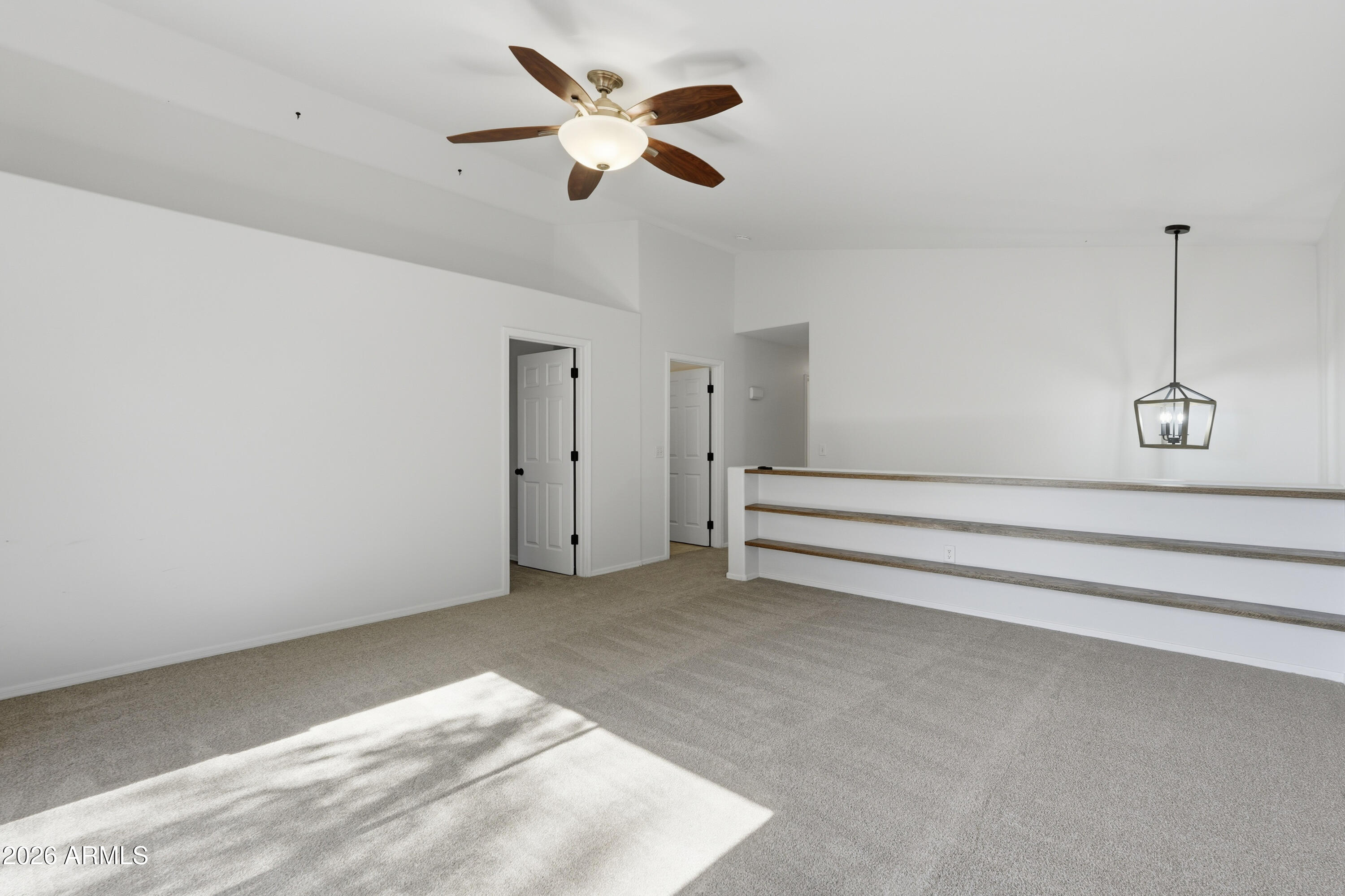 2497 East Ivanhoe Court Gilbert, AZ 85295 - Photo 20 of 57 a view of room with stairs and ceiling fan