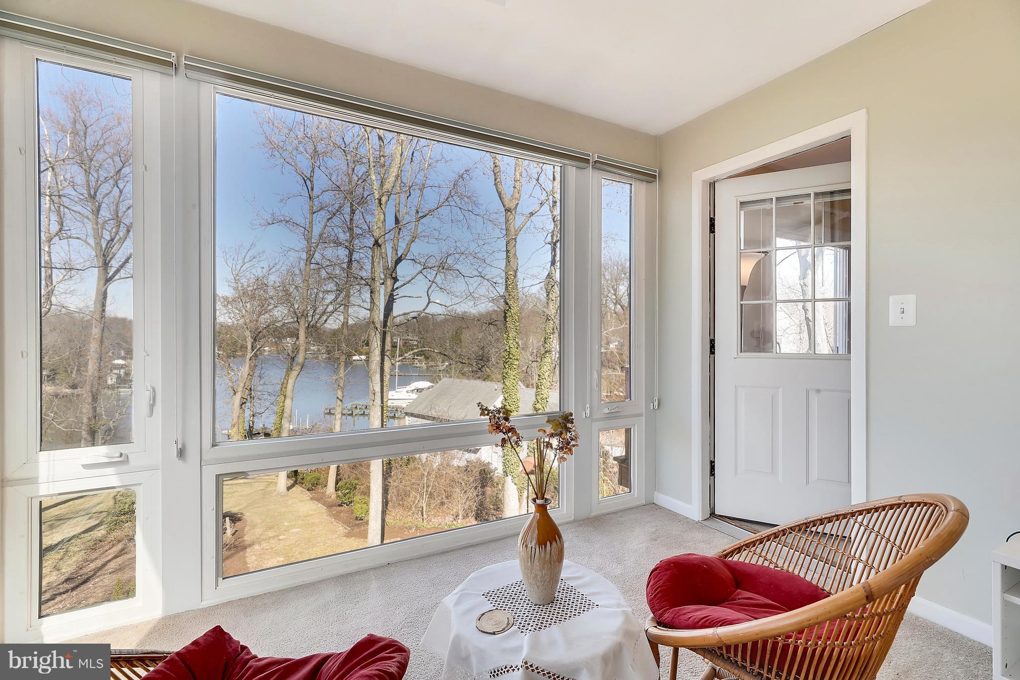 116 Cresston Road Arnold, MD 21012 - Photo 15 of 30 Enclosed Sun-room with 2 walls of glass off Master