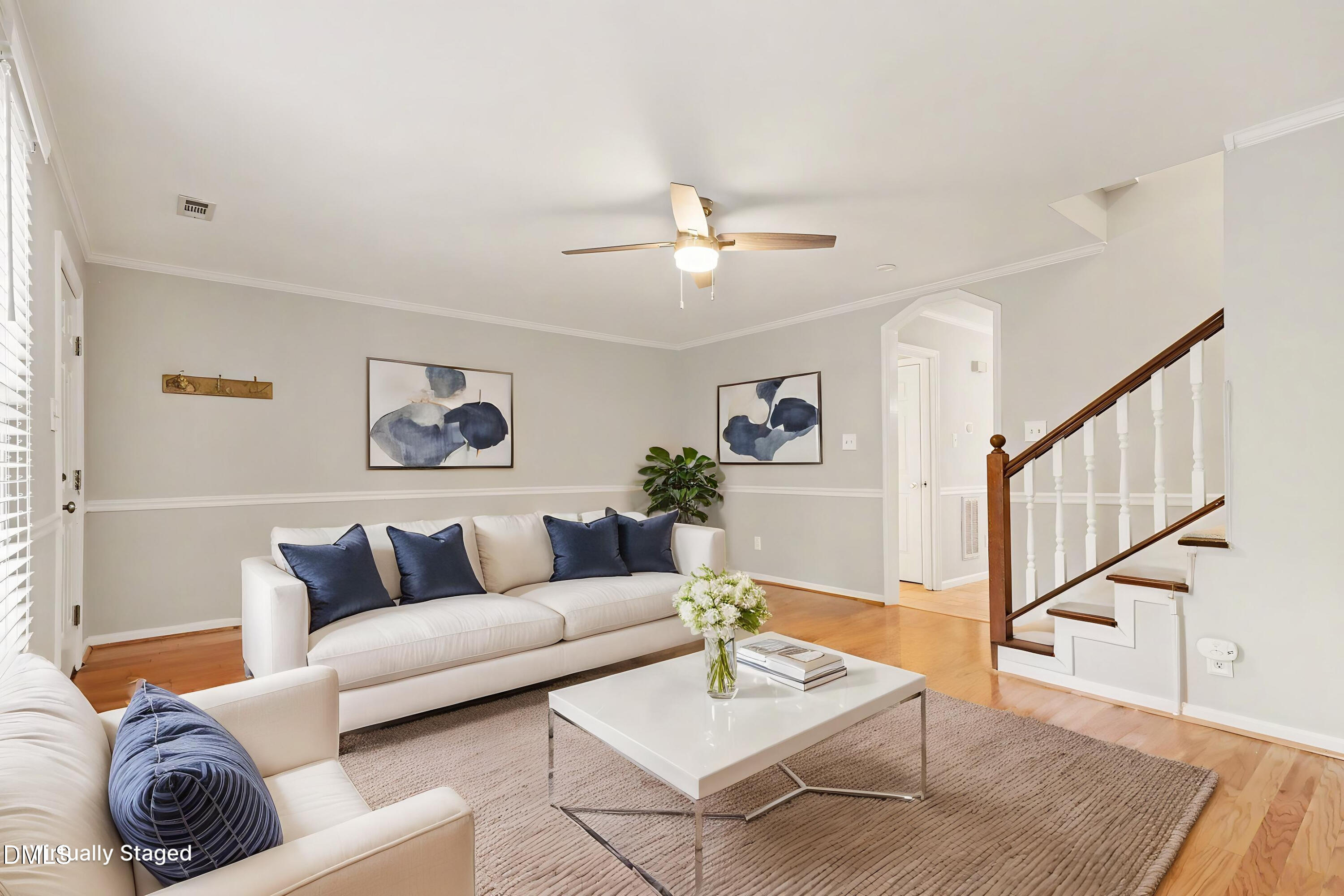5645 Hamstead Crossing Raleigh, NC 27612 - Photo 2 of 35 a living room with furniture and a rug