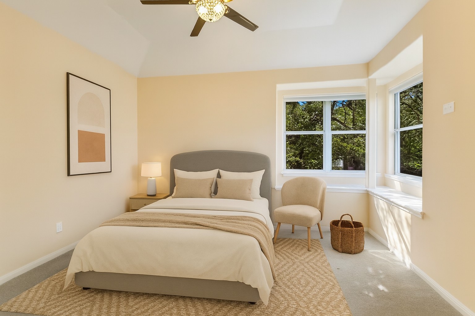 27 Indian Princess Wimberley, TX 78676 - Photo 15 of 25 a bedroom with a bed and a large window