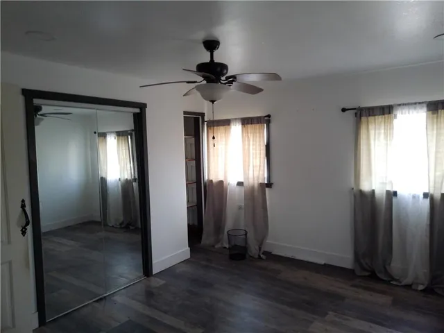 a close view of closet