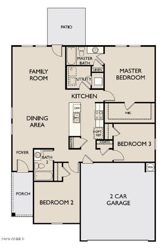 5752 East Moira Road Florence, AZ 85132 - Photo 13 of 13 Larissa Floor Plan