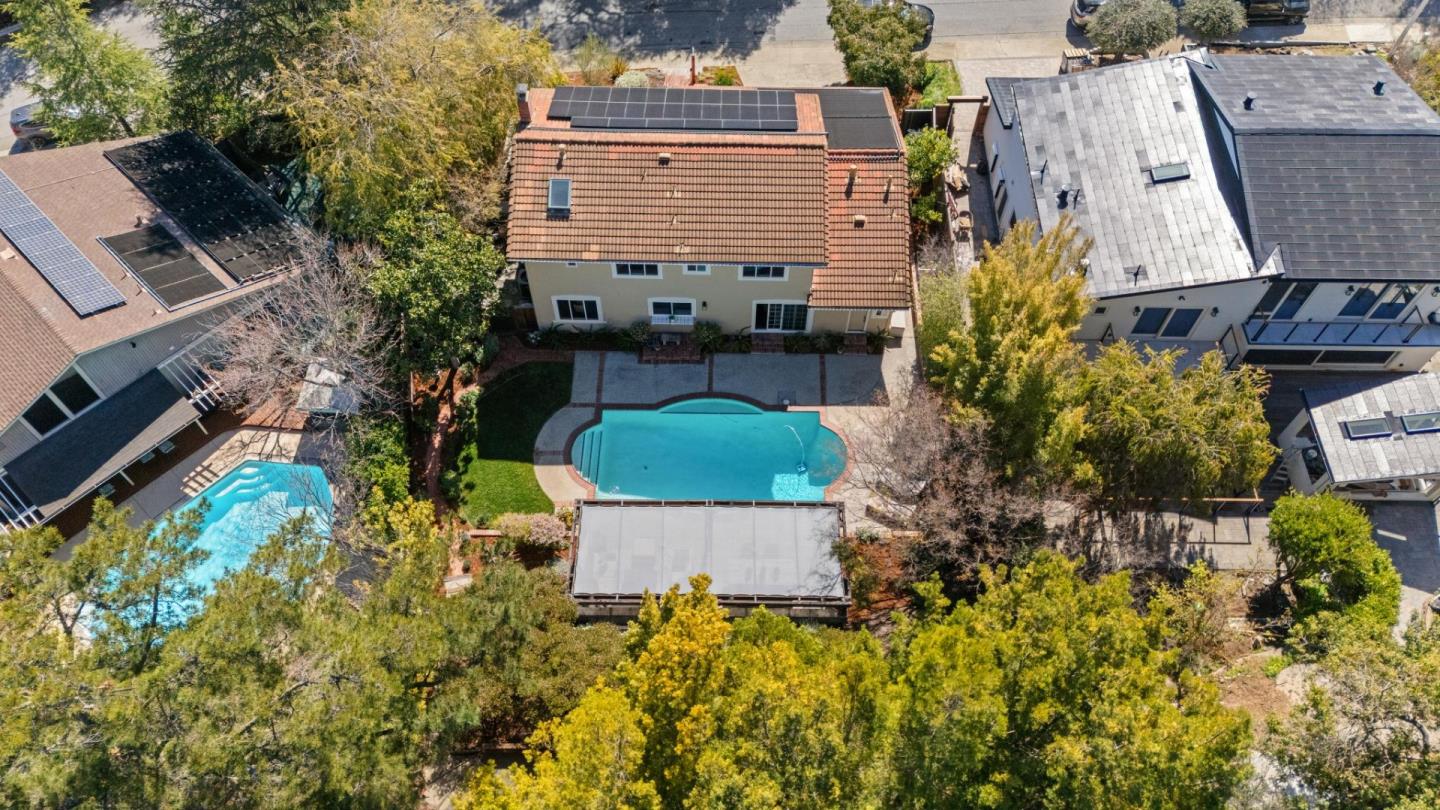 21685 Regnart Road Cupertino, CA 95014 - Photo 68 of 68 an aerial view of a house with a garden