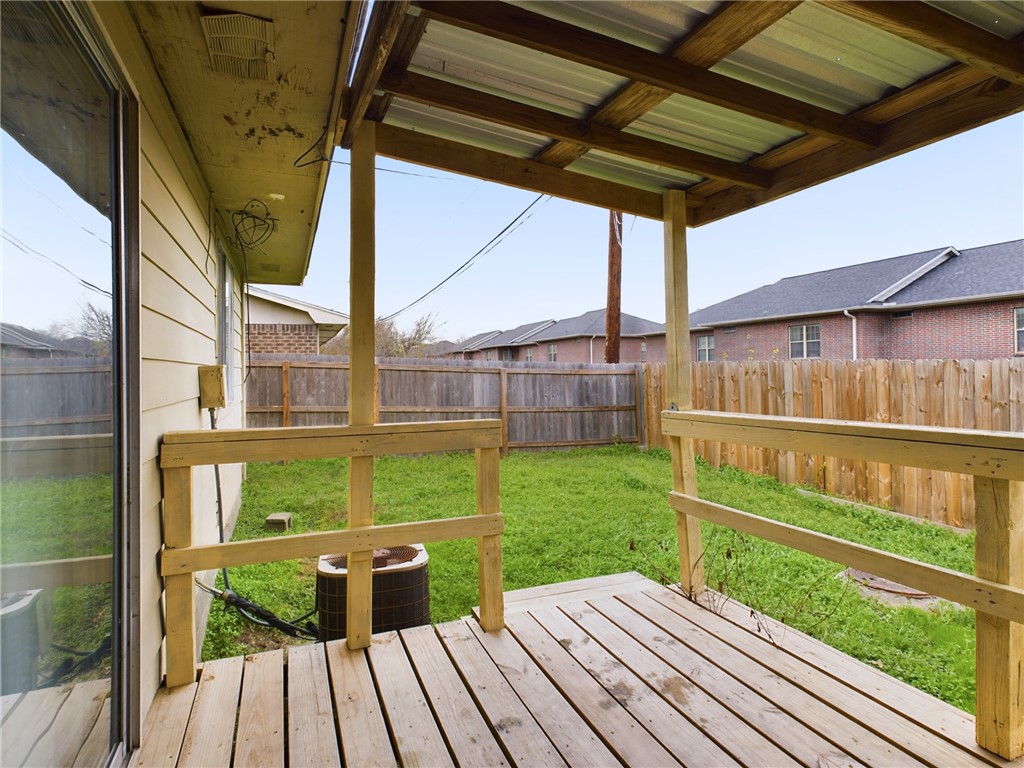 1221 April Bloom, Unit AB College Station, TX 77840 - Photo 28 of 31 a view of backyard with green space