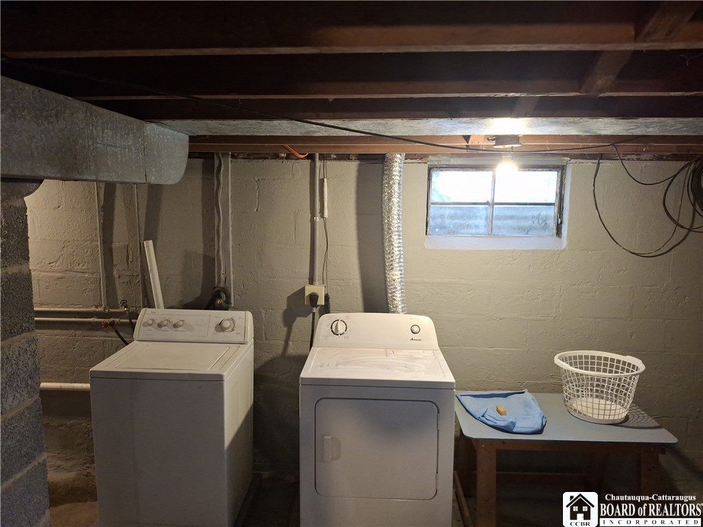 269 Delaware Avenue Jamestown, NY 14701 - Photo 7 of 8 Laundry in Full basement