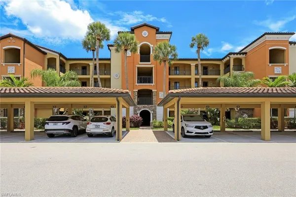 a car parked in front of a building