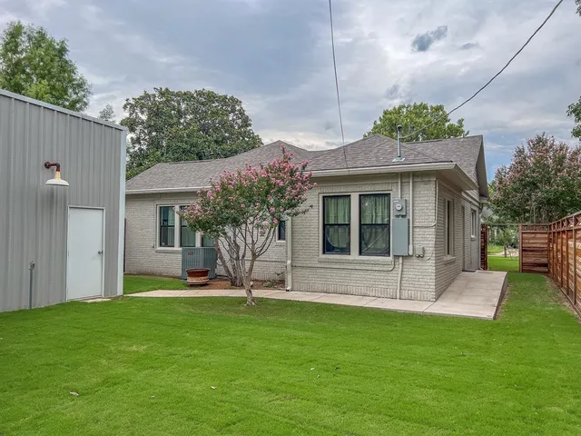 a kitchen with a cabinets and furniture