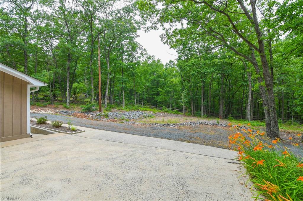 1010 Ivy Road Danbury, NC 27016 - Photo 22 of 27 View of the huge patio area overlooking the yard.