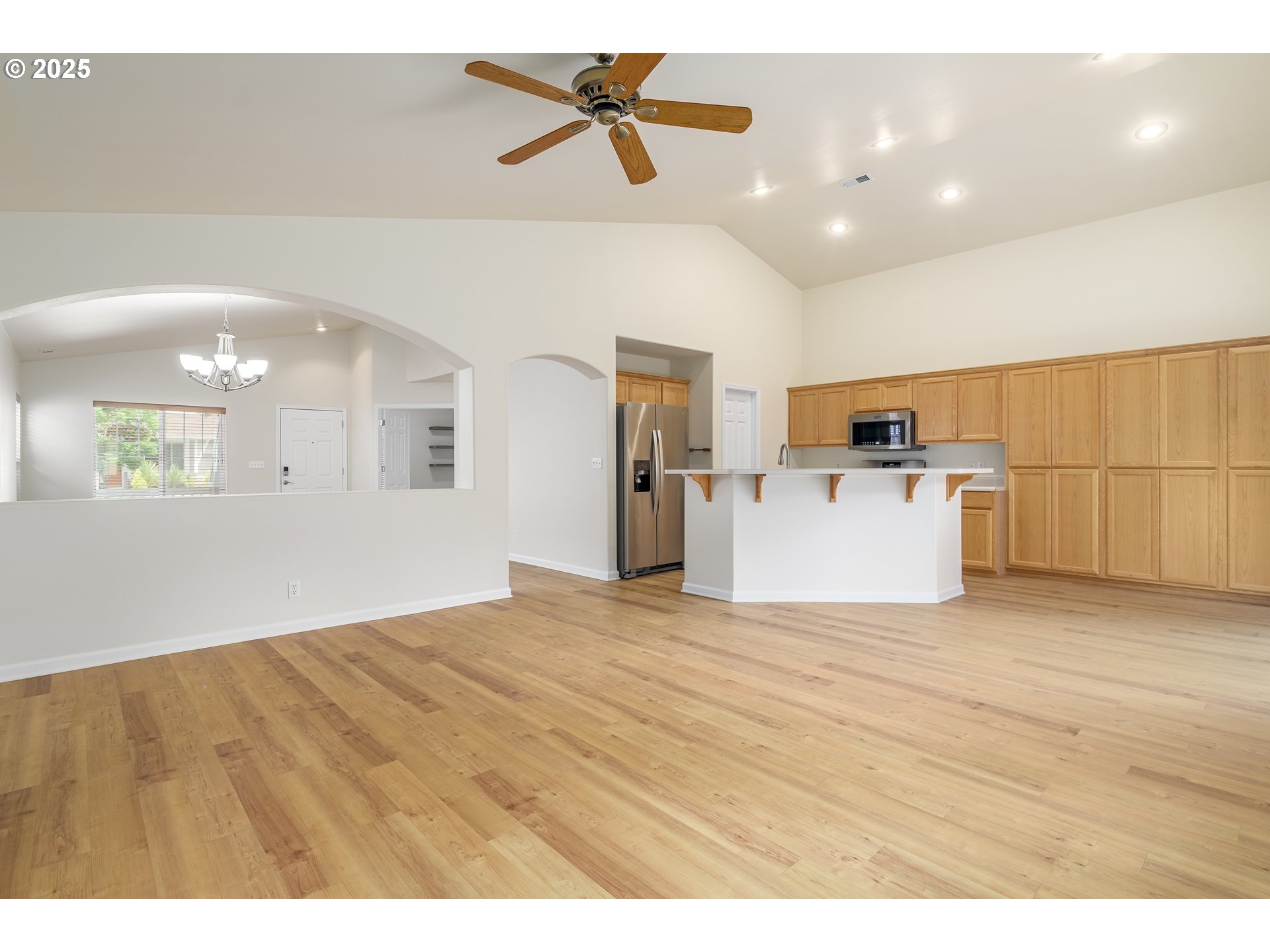 5470 Jeffrey Way Eugene, OR 97402 - Photo 12 of 48 a view of a kitchen with a sink and a refrigerator