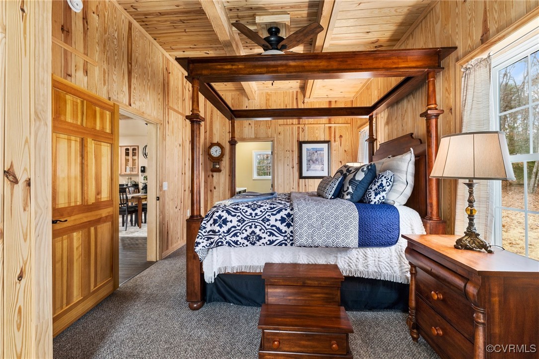 3798 Riddles Bridge Road Goochland, VA 23063 - Photo 15 of 31 a bed room with a bed and a mirror