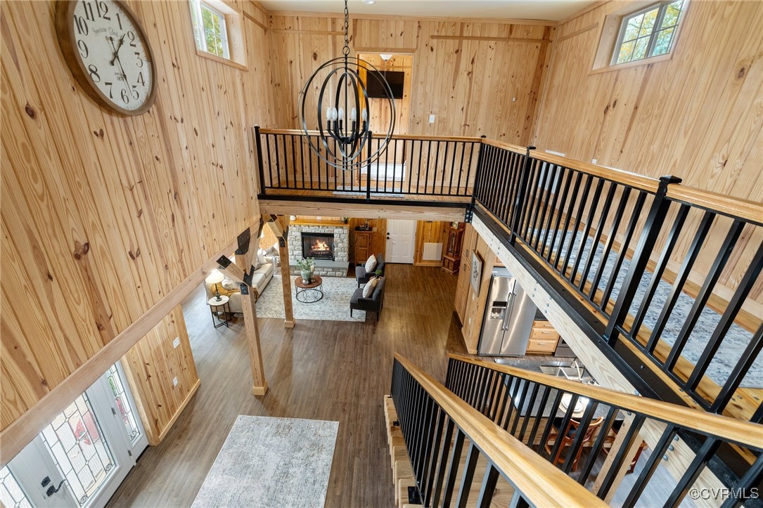 3798 Riddles Bridge Road Goochland, VA 23063 - Photo 25 of 31 a view of a hallway with wooden floor