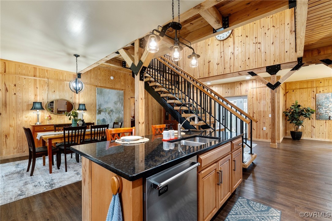 3798 Riddles Bridge Road Goochland, VA 23063 - Photo 10 of 31 a view of a dining room with furniture and wooden floor