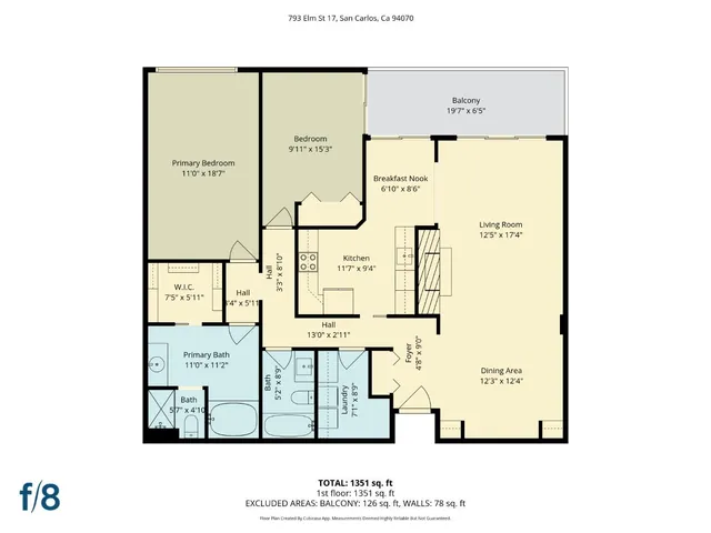 $1,225,000 | 793 Elm Street, Unit 17, San Carlos, CA 94070