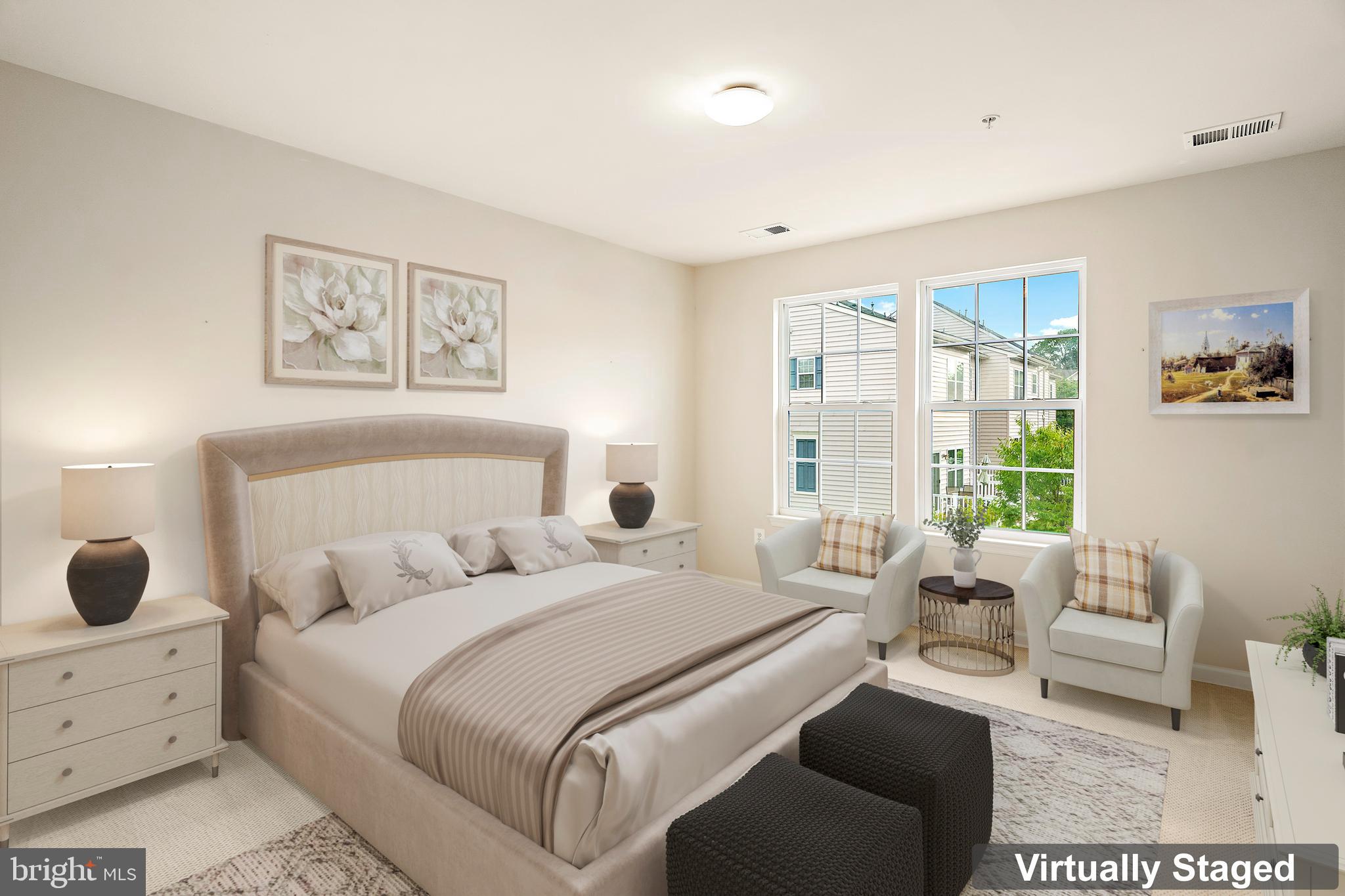 3838 Cullingworth Road Burtonsville, MD 20866 - Photo 55 of 69 a bedroom with a bed and glass window