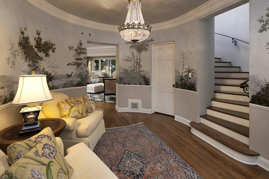 6769 Rincon Road Carpinteria, CA 93013 - Photo 11 of 26 Sitting Area & Lovely Curved Staircase