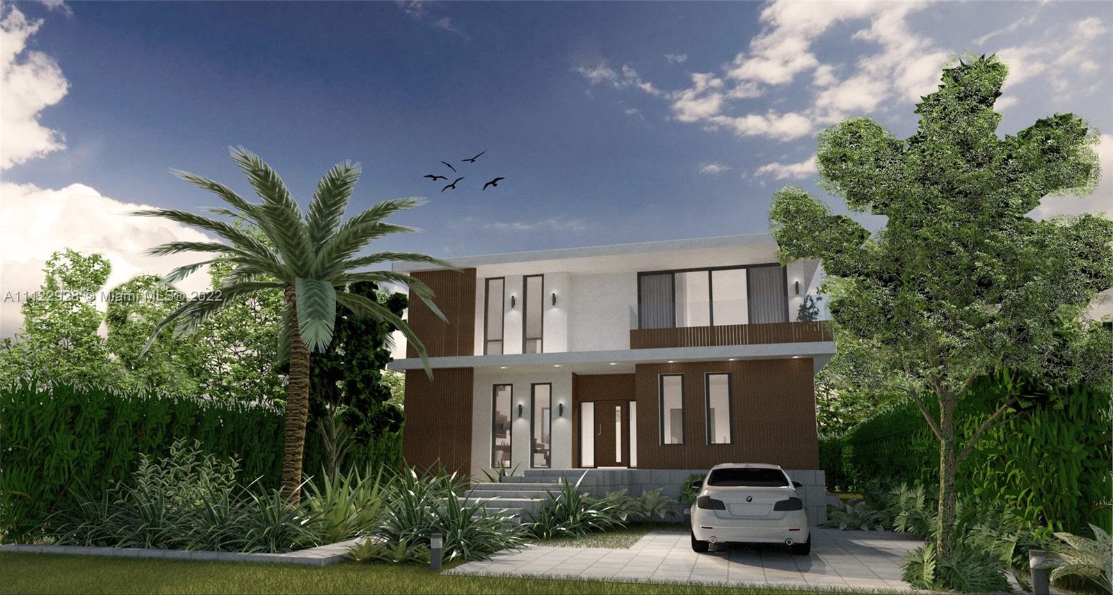 4364 Alton Road Miami Beach, FL 33140 - Photo 2 of 14 a car parked in front of a house