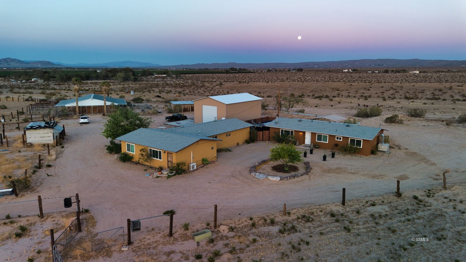 4047 Felspar Avenue Ridgecrest, CA 93555 - Photo 49 of 49 an aerial view of a house with a yard