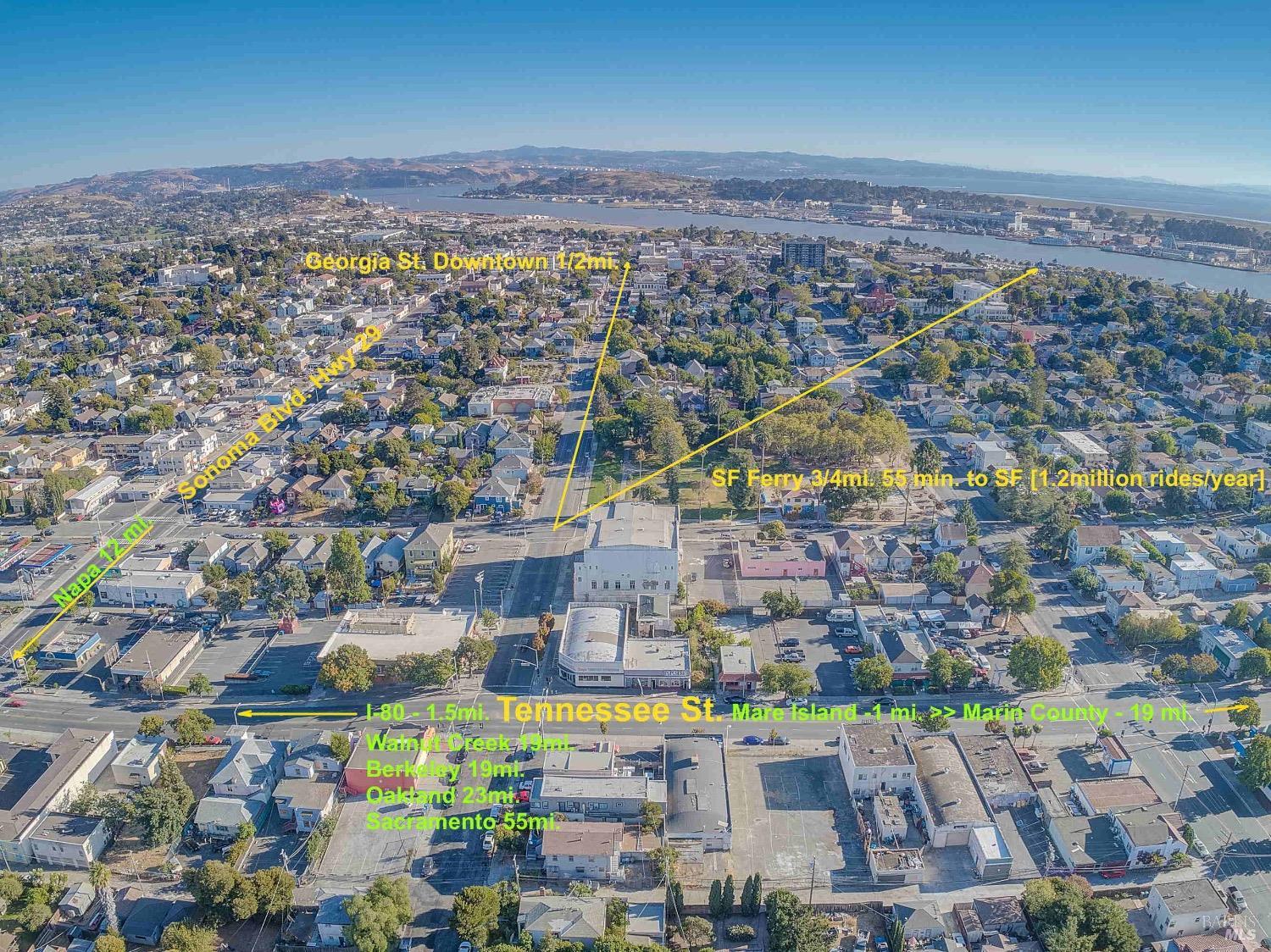 444 Alabama Street Vallejo, CA 94590 - Photo 3 of 23 view of city