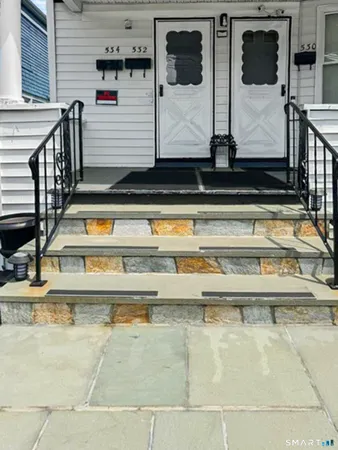 a view of a house with a outdoor space