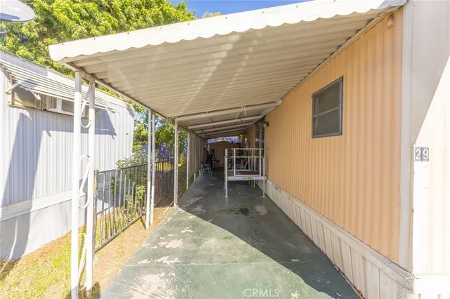 a view of a tables and chairs in patio