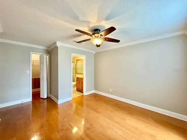 wooden floor in an empty room