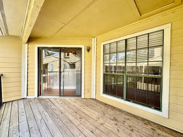a view of front door