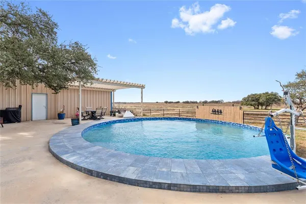 a view of a house with a entertaining space