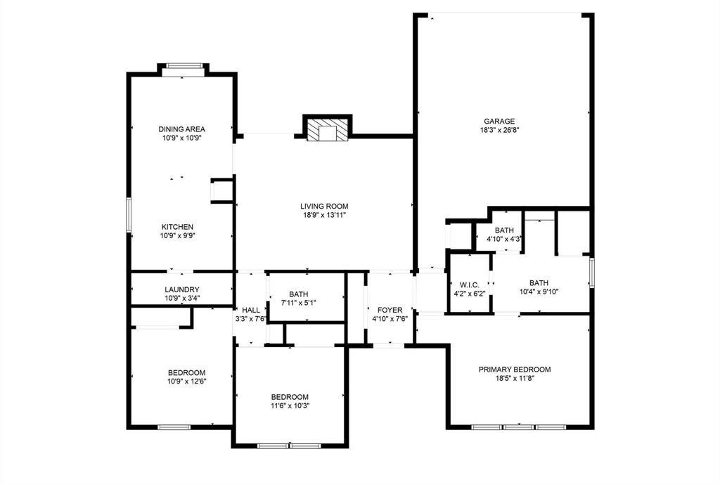 4102 Autumn Ridge Court Arlington, TX 76016 - Photo 20 of 20 View of home floor plan
