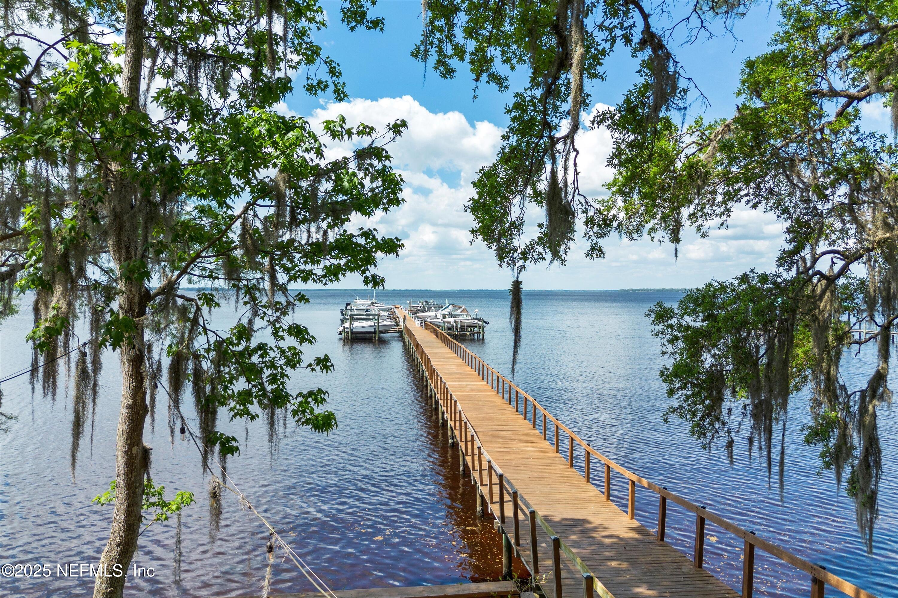1053 Anchor Road St. Johns, FL 32259 - Photo 64 of 89 Dock through Trees